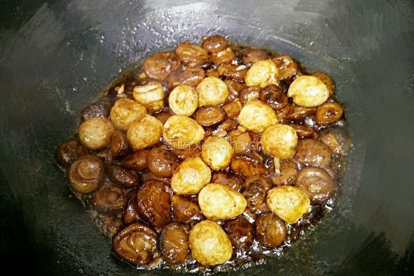 小花菇烧鹌鹑蛋的做法图解9