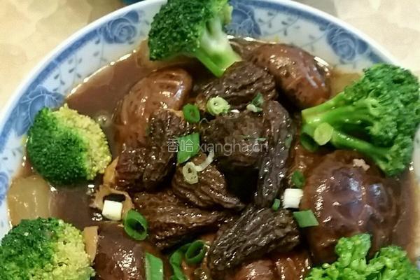 鲍汁三宝(羊肚菌 花菇 冬瓜)
