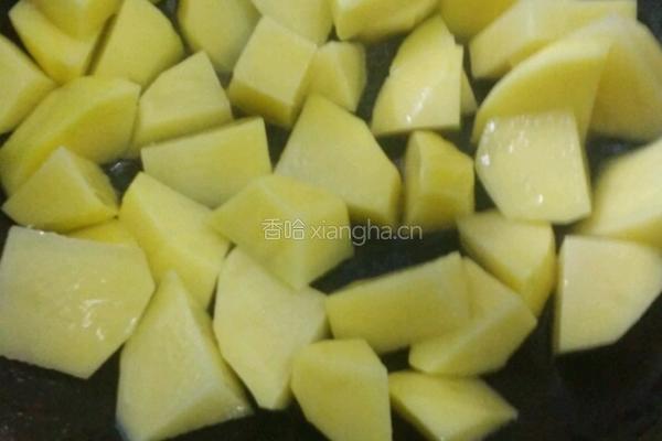土豆炖茄子的做法图解4