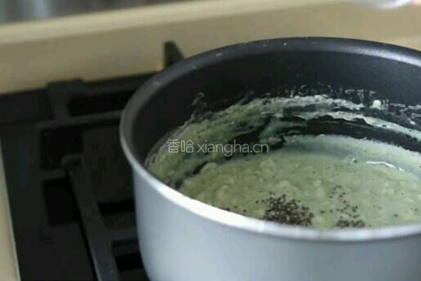 抹茶燕麦粥的做法图解6