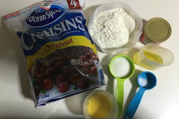 蔓越莓夹心饼干的做法图解1