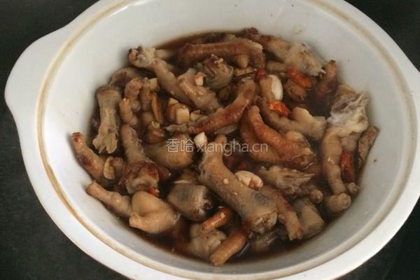 豉汁辣椒蒸凤爪。的做法图解12