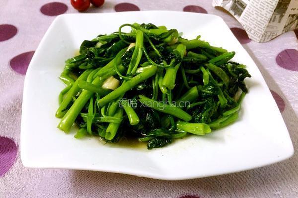 蒜香空心菜的做法图解8