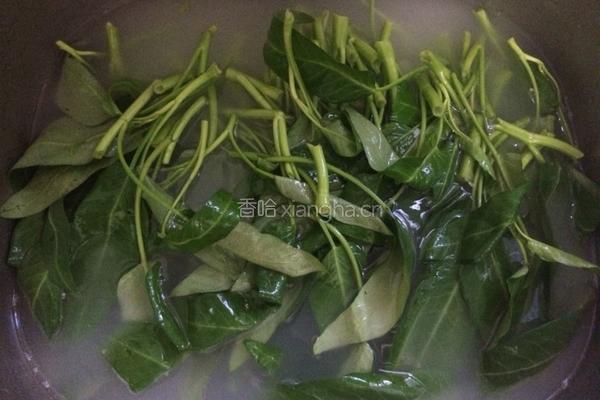 蒜香空心菜的做法图解3