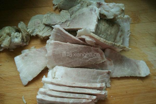 浇汁白肉的做法图解2