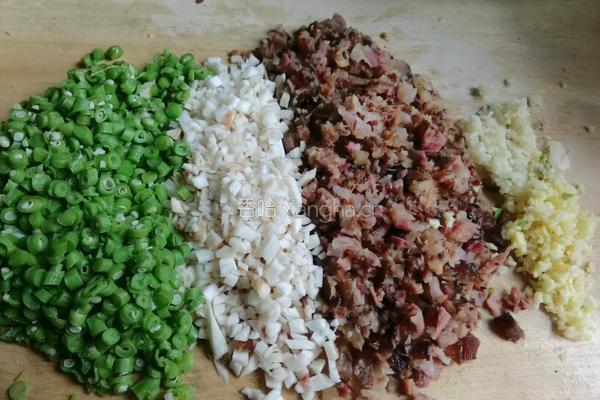 豇豆腊肉包的做法图解9
