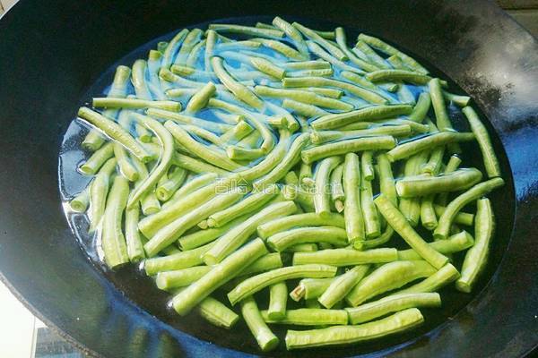 清炒豇豆的做法图解3