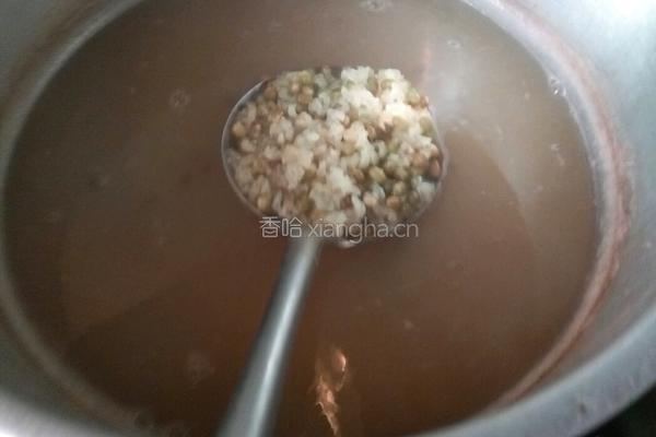 绿豆大米粥的做法图解5