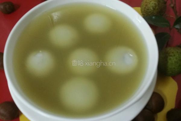 绿豆汤圆的做法图解3