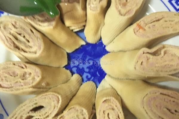 千张肉卷的做法图解14