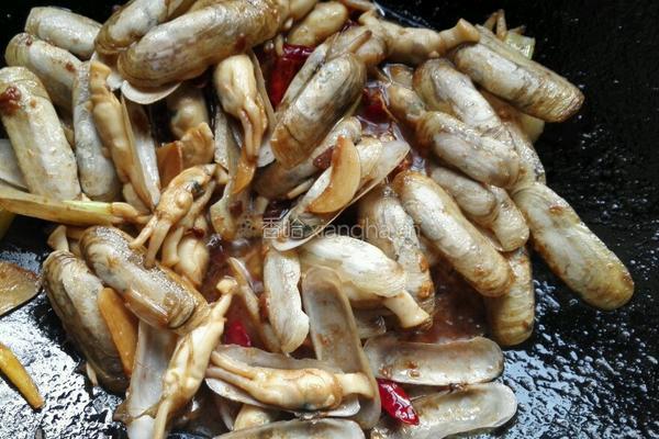 酱爆蛏子的做法图解7