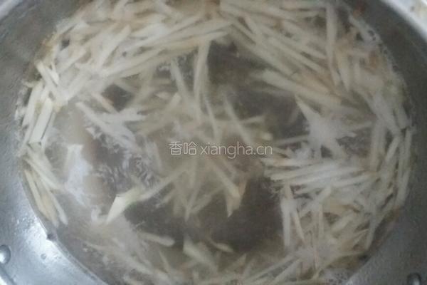 姜丝肉的做法图解3