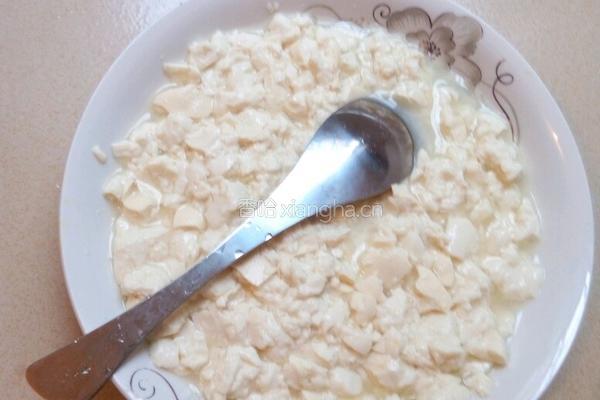 蒸豆腐和芒果的做法图解4