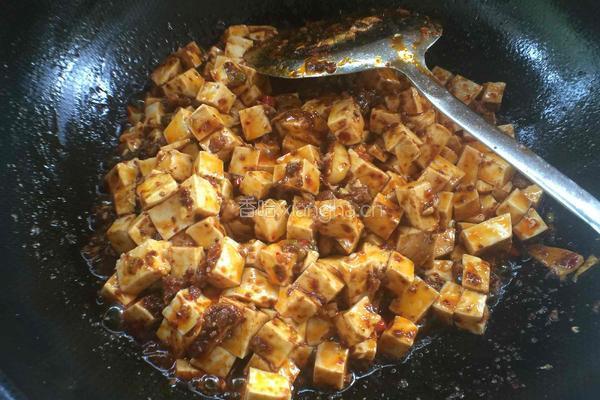 麻婆豆腐的做法图解8