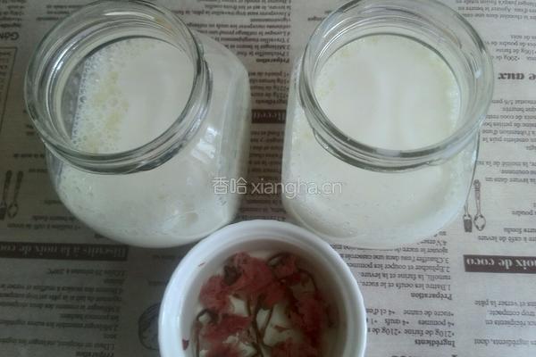 樱花布丁的做法图解3
