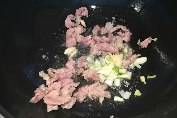 肉炒双丝的做法图解6