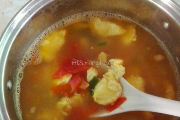 西红柿鸡蛋汤的做法图解4