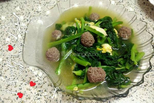 芥菜肉丸鸡蛋汤的做法图解7