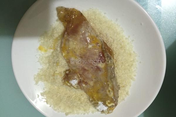 香酥鸡排芝士汉堡包的做法图解5