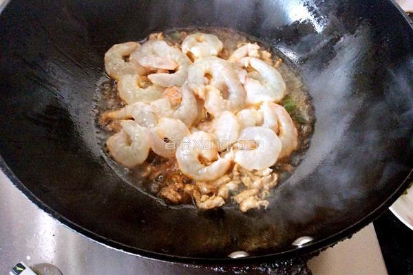 虾仁炒豆腐的做法图解6
