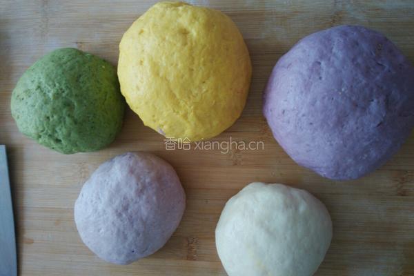蔬菜汁画卷的做法图解3