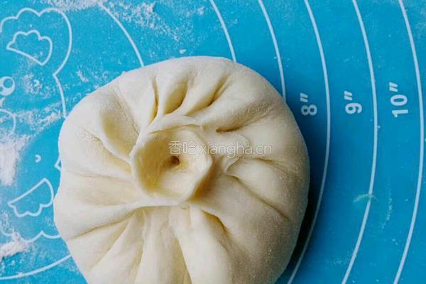白菜青椒肉包子的做法图解12