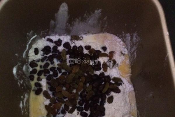 格格牌葡萄干红豆面包的做法图解5