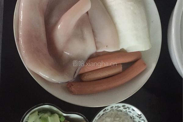 鱿鱼烩玉兰片的做法图解2