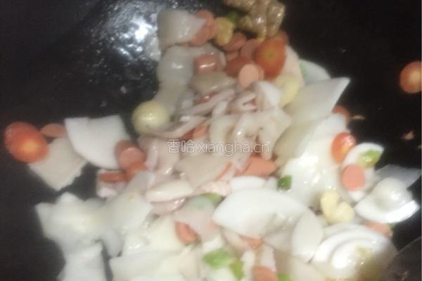 鱿鱼烩玉兰片的做法图解5