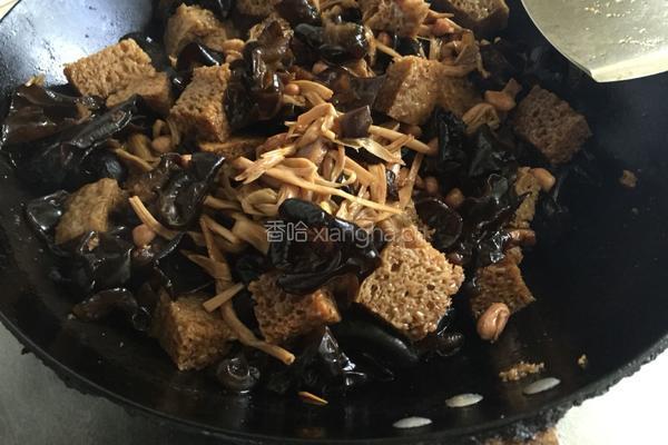 三鲜烤麸的做法图解4