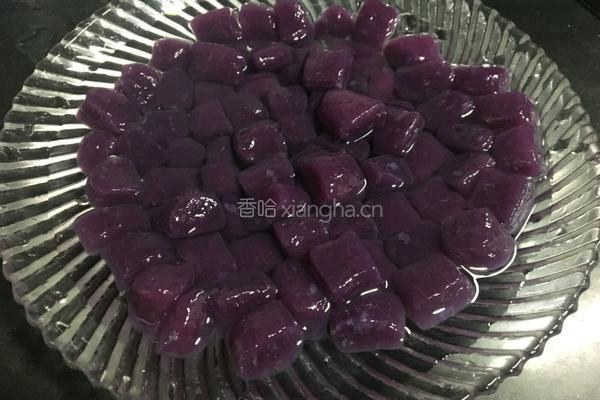 紫薯椰汁西米露的做法图解7