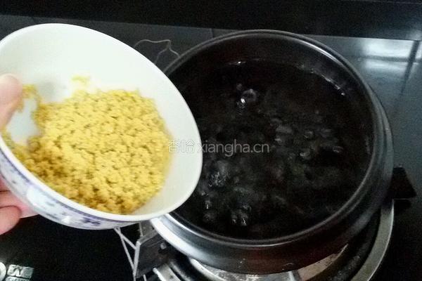 苦荞小米营养保健粥的做法图解4