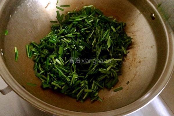 清炒韭菜的做法图解3