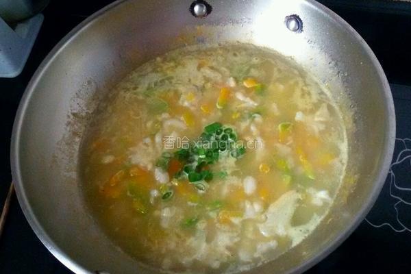 北瓜风味疙瘩汤的做法图解12