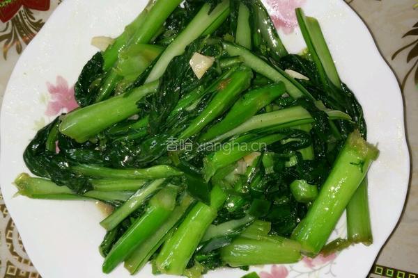 蒜香菜心