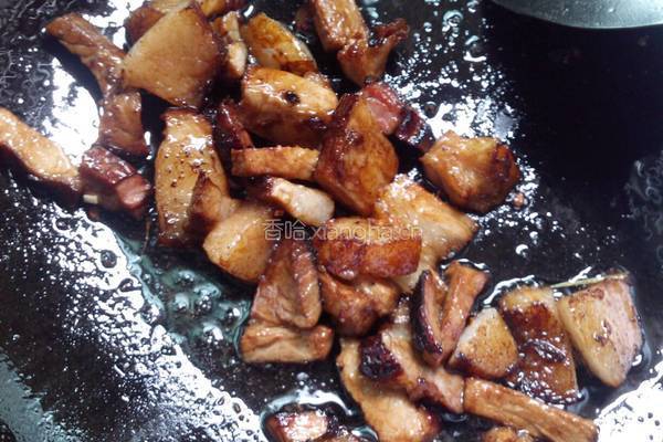 土豆蒜子烧扣肉的做法图解5