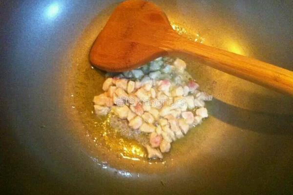 毛豆炒咸菜的做法图解6