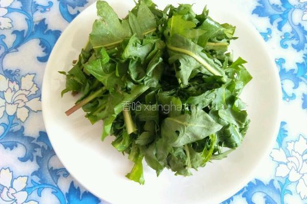 凉拌苦菜的做法图解1