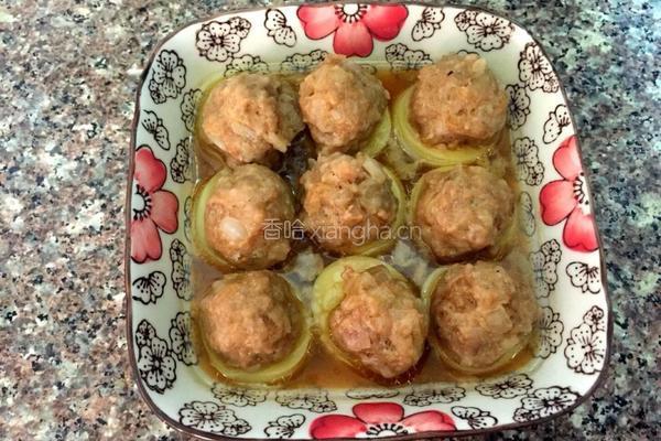玉子豆腐蒸肉丸的做法图解5