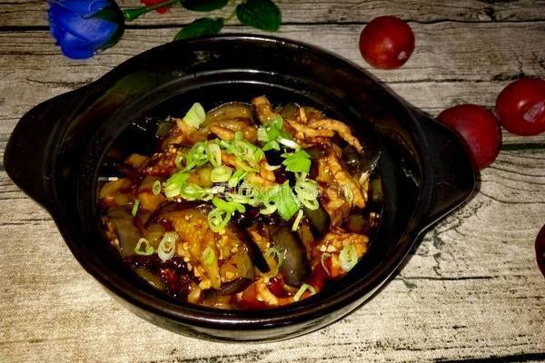 蒜香茄子煲的做法图解12