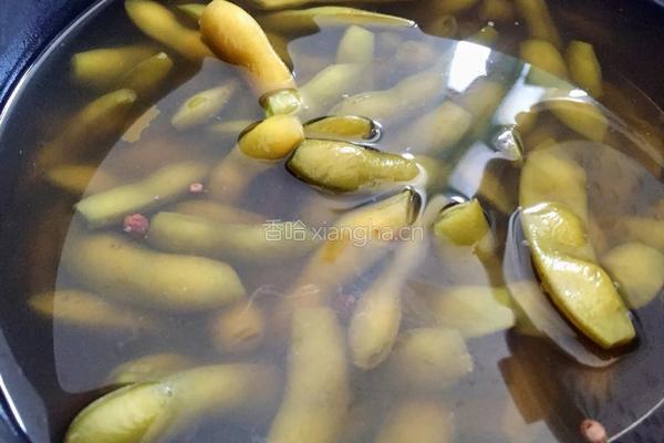 水煮毛豆的做法图解3
