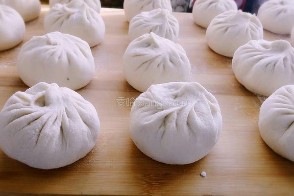 韭菜素馅包子的做法图解13