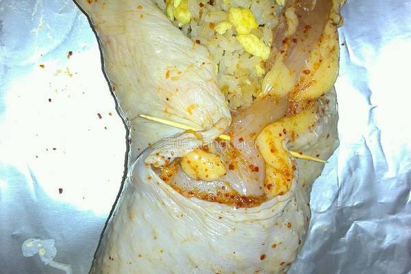 鸡腿包饭的做法图解4