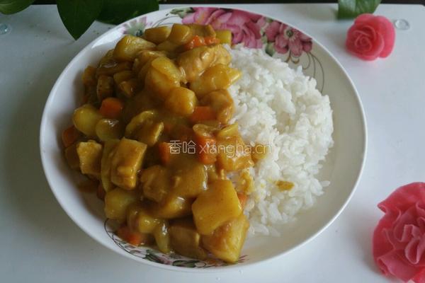 咖喱鸡肉饭的做法图解5