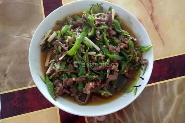 青椒牛肉的做法图解5