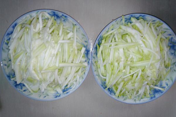 炝葫芦丝的做法图解3