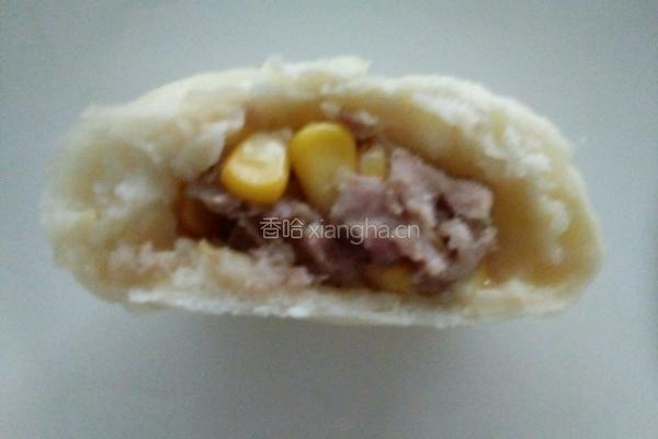 鲜香玉米鲜肉包的做法图解10