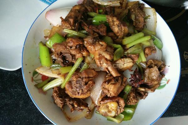 麻辣干炒鸡的做法图解9