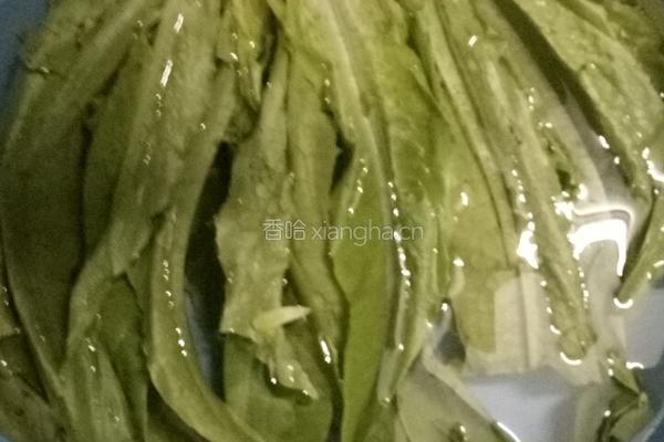 蒜蓉油麦菜的做法图解1