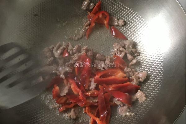 辣椒炒芦笋的做法图解7